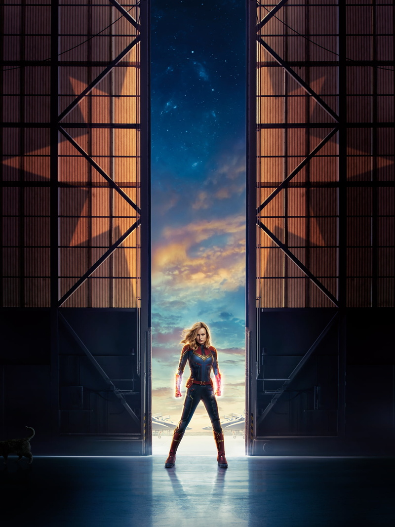Captain Marvel, Brie Larson, 1080P, Marvel Cinematic Universe, Carol Danvers