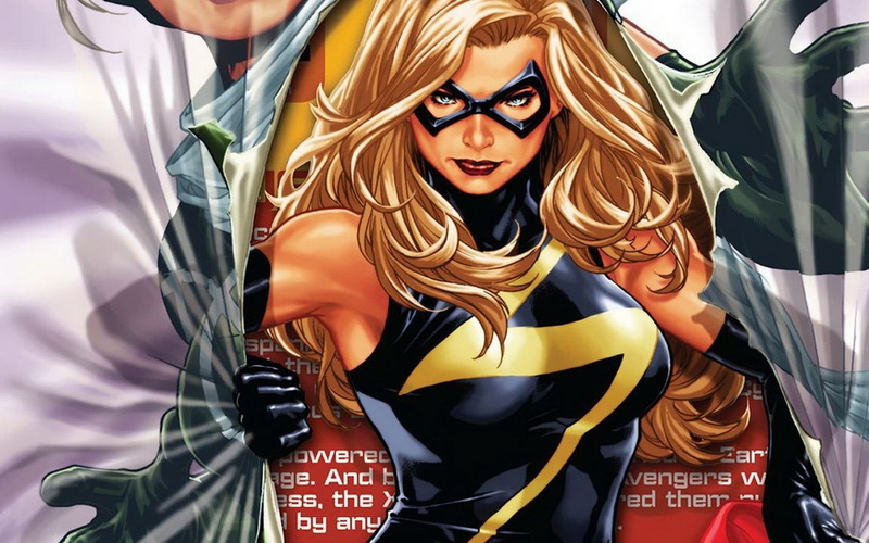 comics, heroina, danvers, 1080P, carol