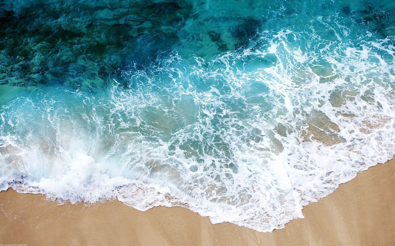 1080P, coastline, blue, sunny, seascape, motion, relaxation, backgrounds, flowing water, vacations, sunlight, wet, power in nature, summer, idyllic, seashore