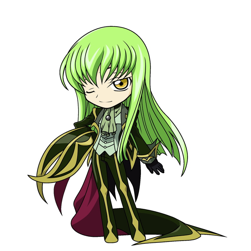 C.C., 720P, human representation, cut out, art and craft, Code Geass, leaf, studio shot, animal wing, chibi, copy space, anime girls, green, creativity