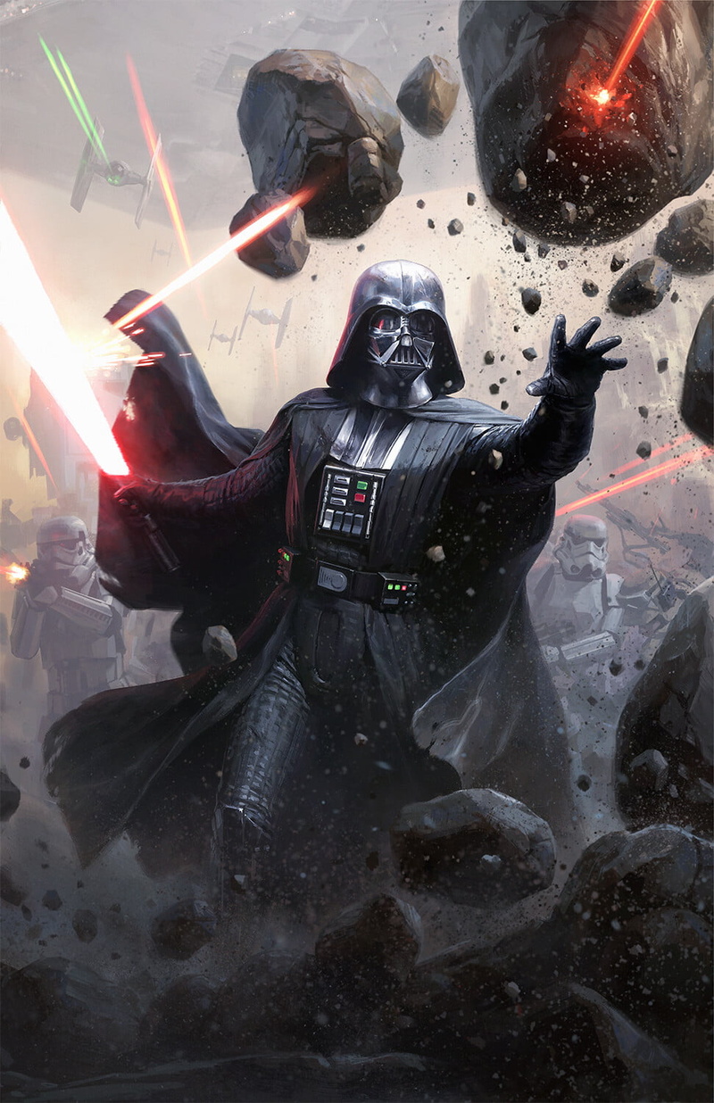 Star Wars Villains, artwork, Darren Tan, ArtStation, 720P, Star Wars, Darth Vader, science fiction, Sith