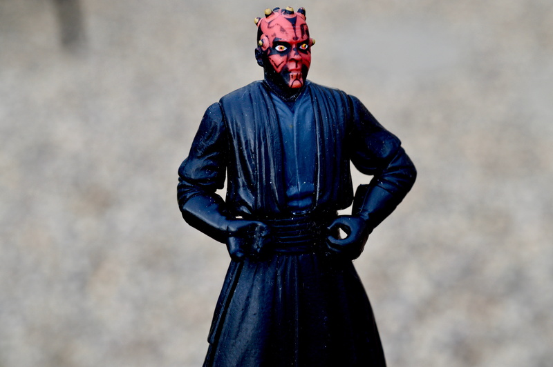clothing, star wars, men, three quarter length, wall - building feature, darth maul, front view, day, adult, action figure, leisure activity, film, lifestyles