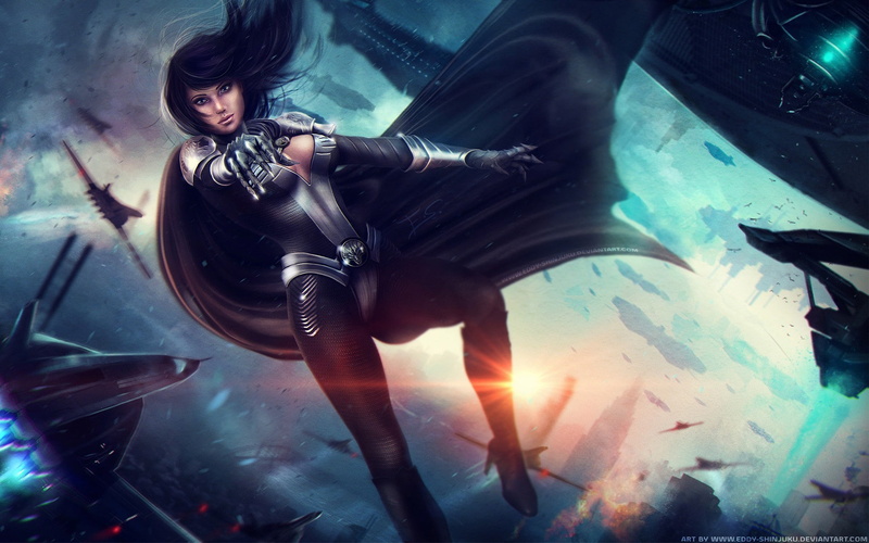 1080P, superheroines