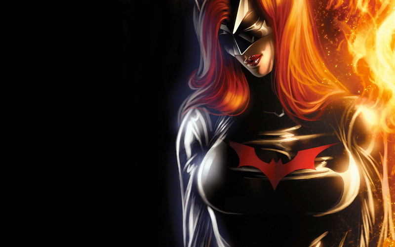 mask, 1080P, Batwoman, superheroines