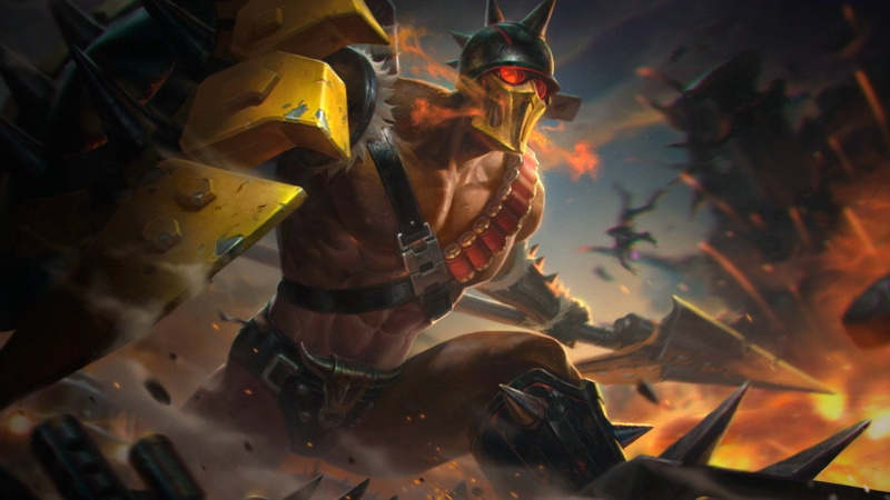 skin, 1080P, Riot Games, League of Legends, Pantheon (League of Legends), warrior