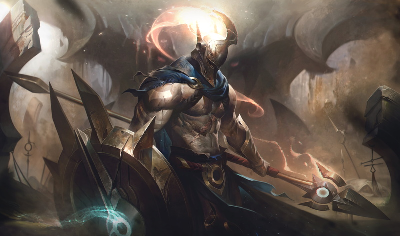 Pantheon (League Of Legends), League Of Legends, Warrior, 4K, Video Game