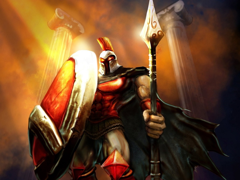arts culture and entertainment, history, focus on foreground, sword, event, the past, stage, Pantheon (League Of Legends), smoke - physical structure, sculpture