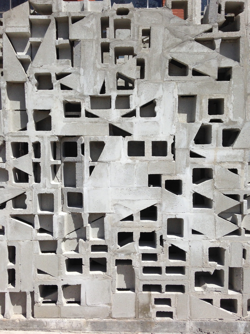 pattern, backgrounds, Cinder Blocks, geometric shape, block, Material, brickworks, steel, day, architecture, cinder, indoors, no people, full frame, Bricks