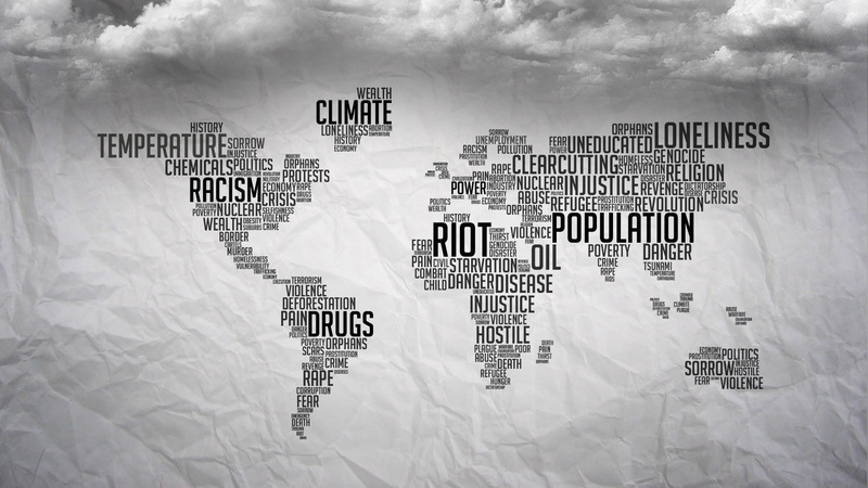 protestors, 1080P, world map, world