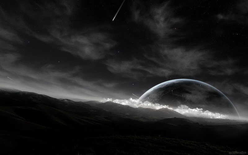 720P, space art, Osu