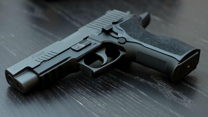 gun, SIG Sauer, 1080P, pistol
