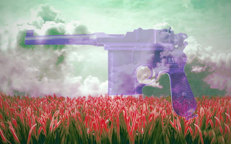 vaporwave, Mauser C96, 720P