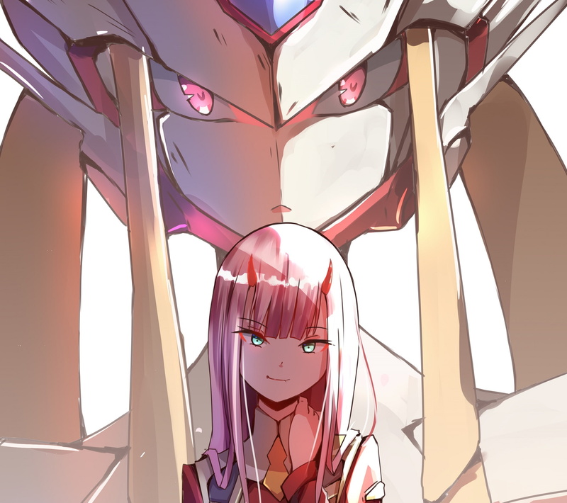 Anime, 1080P, Strelizia (Darling in the FranXX), Darling in the FranXX, Zero Two (Darling in the FranXX)