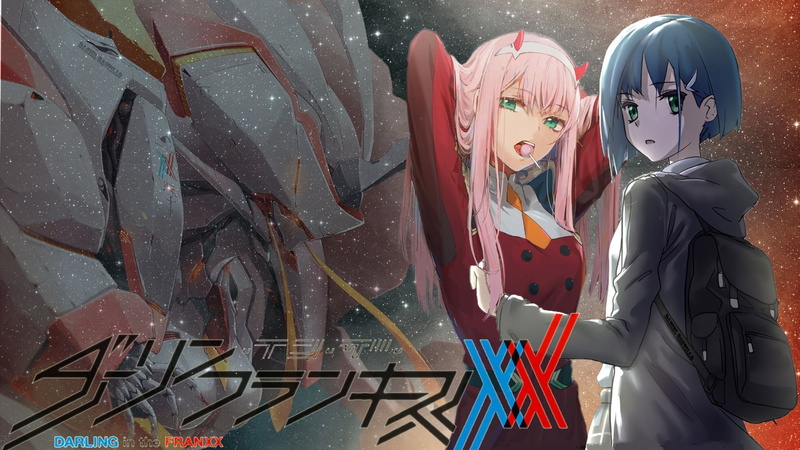 Zero Two (Darling in the FranXX), Blue Hair, Anime, Strelizia (Darling in the FranXX), Ichigo (Darling in the FranXX), Pink Hair, 1080P, Darling in the FranXX