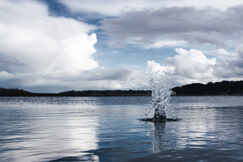 drops, cup, outdoors, tranquility, nature, waterscape, motion, drop, splashing, vortex, blurred, water, reflection, non-urban scene, clouds, rippled, waterfront