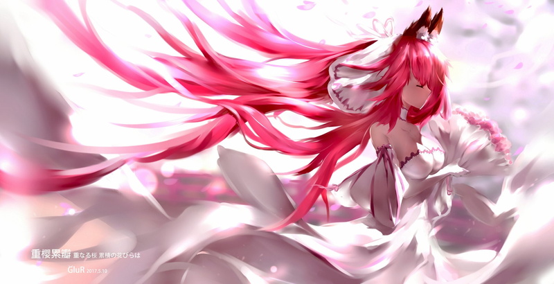 Tamamo no Mae, Fate Series, Caster (Fate/Extra), 1080P, Fate/Extra