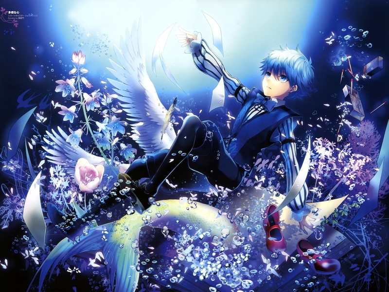 1080P, Fate Series, Caster (Fate/Extra), Fate/Extra, Blue