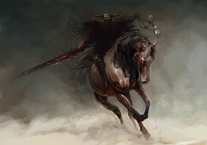 mane, horseback Riding, high angle view, Horseman of the Apocalypse, marine, motion, skull, man, close-up, water, animals in the wild, winter