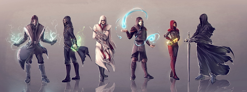 Assassins Creed, Corvo Attan, Nazgul, Mass Effect, Lord Of The Rings, Avatar: The Legend Of Korra, 2K, Dishonored, Kasumi Goto, Amon, Ezio Auditore da Firenze
