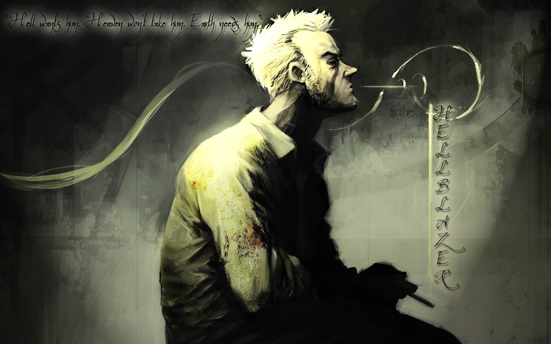 standing, comic art, 720P, Constantine, real people, adult, architecture, creativity, men, three quarter length, young men, representation, young adult