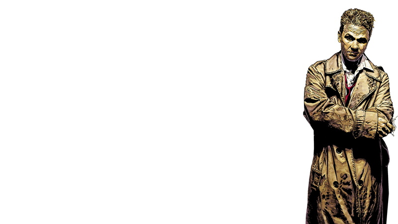 white, cartoon/comic, constantine, coat, hd, john, 1080P, hellblazer