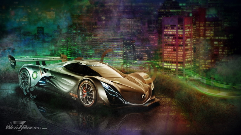 vehicles, art, furai, mazda furai, people, concept, concept art, hd, TagNotAllowedTooSubjective, city, hot, 1080P, girls, racing, city skyline, cars, skyline