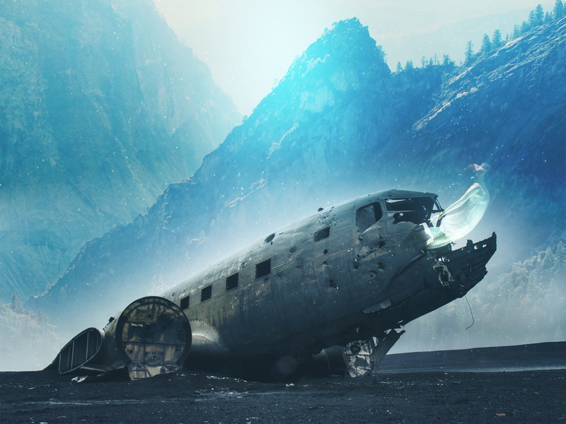sea, cold temperature, ship, aviation, snow, atmospheric, day, transportation, airplane, mode of transportation, scenics - nature, plane, beauty in nature