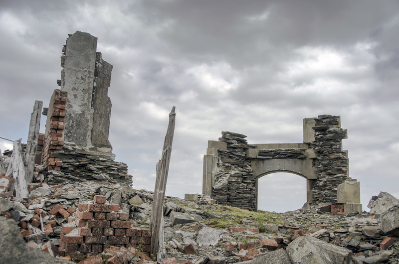 weathered, abandoned, architecture, 4K, ancient civilization, nature, broken, house, archaeology, history, building, old, deterioration, arch, sky, concrete