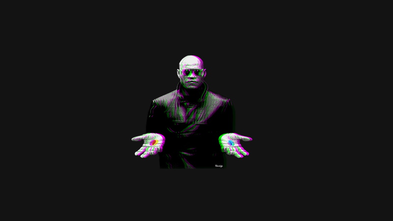 The Matrix, Morpheus, 1080P, movies, pills, 3D graphics