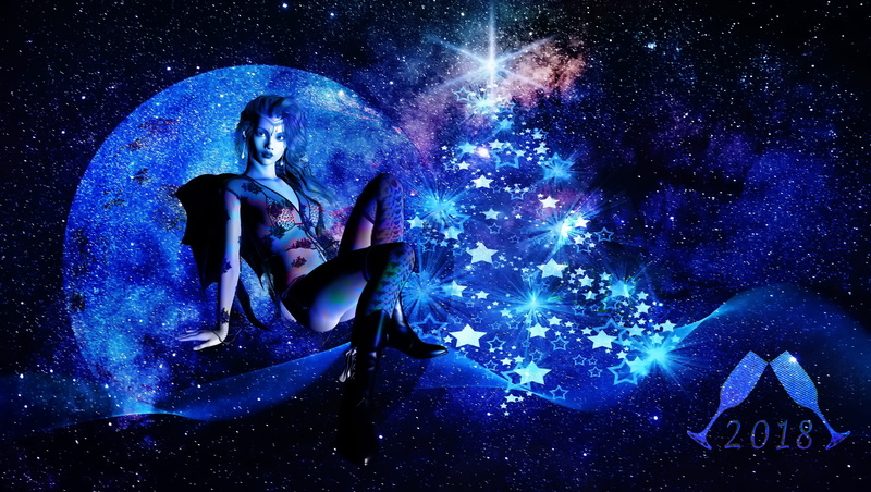 creativity, no people, animated, digital composite, water, stars, wishes, sitting, vows 2018, light, illuminated, light - natural phenomenon, festival