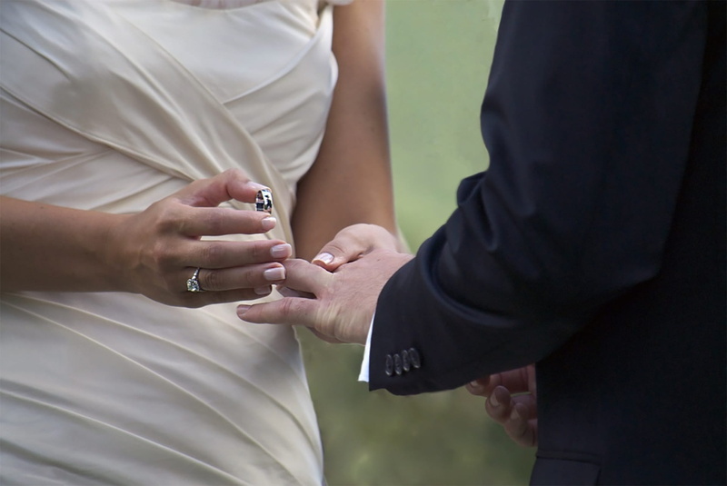 couple - relationship, love, 1080P, midsection, bride and groom, vows, event, celebration, marriage, life events, putting, Bride, couple, wife, newlywed