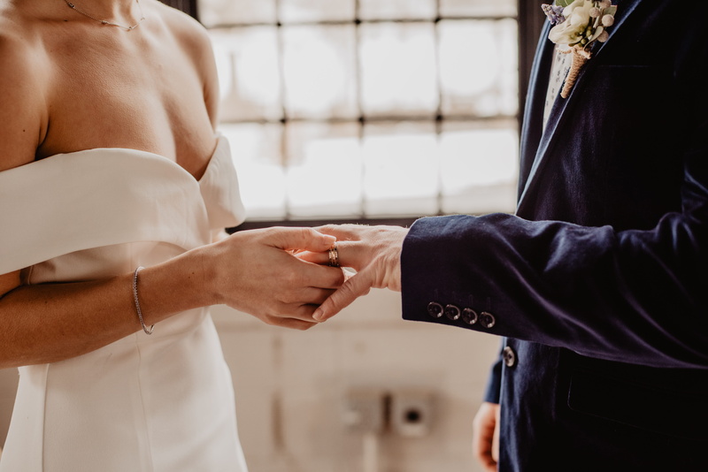 groom, 5K, positive emotion, ceremony, man, adult, life events, putting, Bride and Groom, women, ring, newlywed, midsection, people, men, wedding ceremony