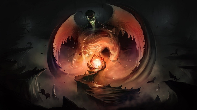 fantasy, Dark, demon, 1080P, horror, Satan, Hell