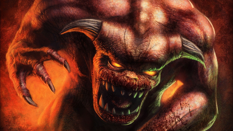 4K, warrior, doom, 4200x2362 px, Fighting, Evil, monster, Fps, Dark, creature, Survival, Futuristic, artwork, sci, horror, shooter, series, action, demon