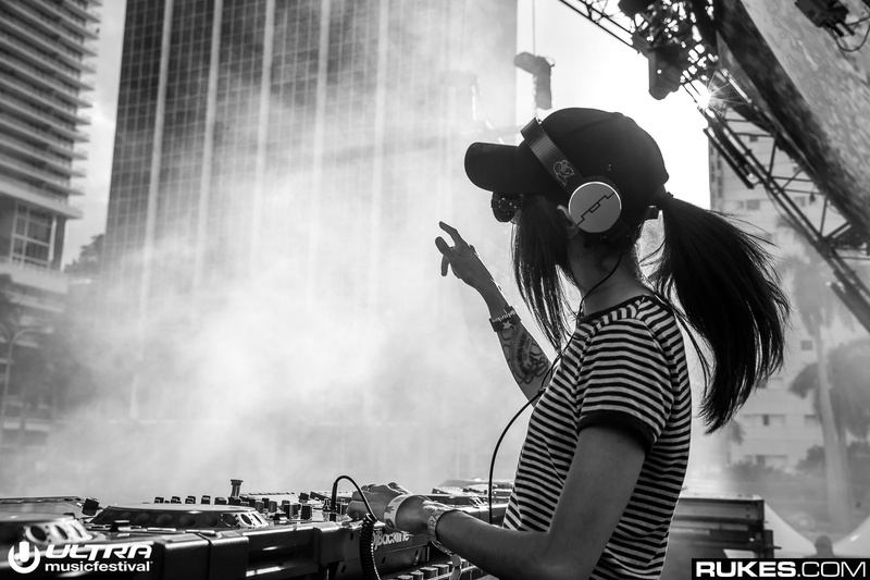 skill, performance, mixing consoles, Rezz, standing, young adult, ponytail, smoke, DJs, leisure activity, photography, arts culture and entertainment, real people