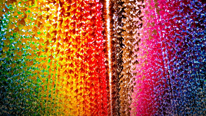 cuff, art and craft, japanese, textile, carnival, foil, texture, multi colored, day, light, rainbow, parade, aluminium, choice, still life, crowd, 4K