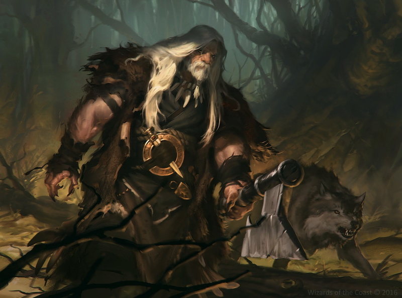 warrior, 720P, fantasy art, werewolves, Magic: The Gathering