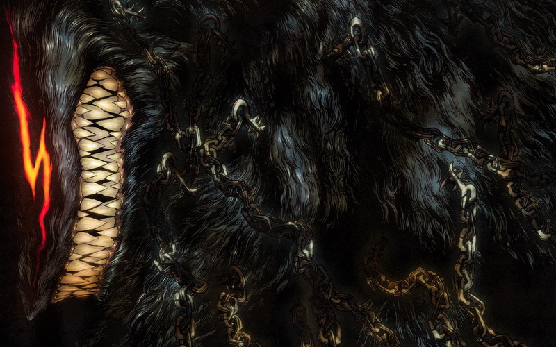 werewolves, 1080P, Berserk, chains, Kentaro Miura, creature, fantasy art