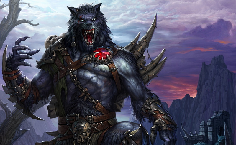 artwork, 2K, werewolves