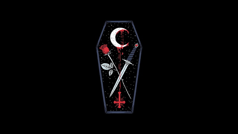 1080P, studio shot, lighting equipment, black background, glass - material, communication, war, single object, heart shape, sword, sign, indoors, death