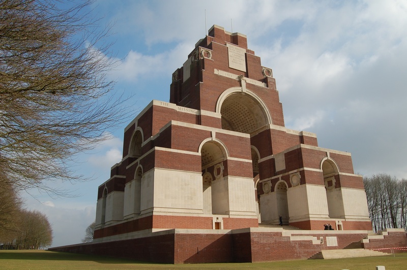 plant, military, sky, first, belgium, world war 1, building exterior, no people, outdoors, nature, tree, belief, peace, remembrance, thiepval, history