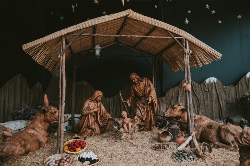 no people, large group of objects, 5K, wooden, nature, architecture, representation, navidad, nativity, christmas, joseph, retail, wood - material, human representation