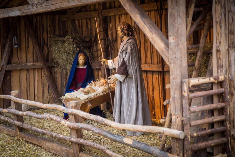 christmas time, mid adult, people, representation, day, advent, christmas story, joseph, bethlehem, art and craft, clothing, ulm, nativity, built structure