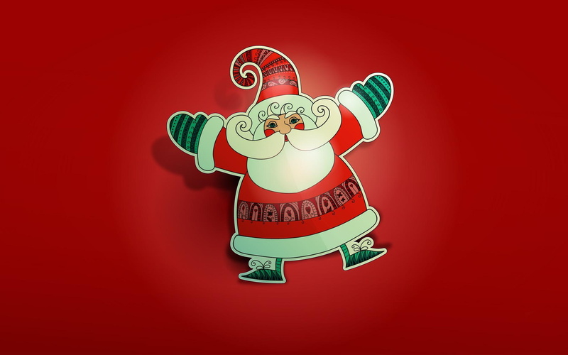 father, christmas, claus, santa, 1080P