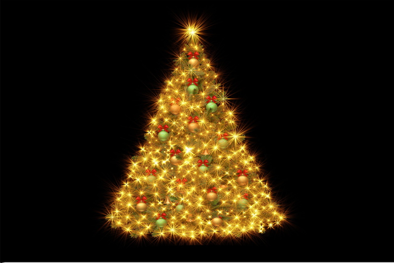 christmas ornament, festival, christmas lights, christmas tree, event, night, brightly lit, father christmas, decoration, illuminated, celebration, bright