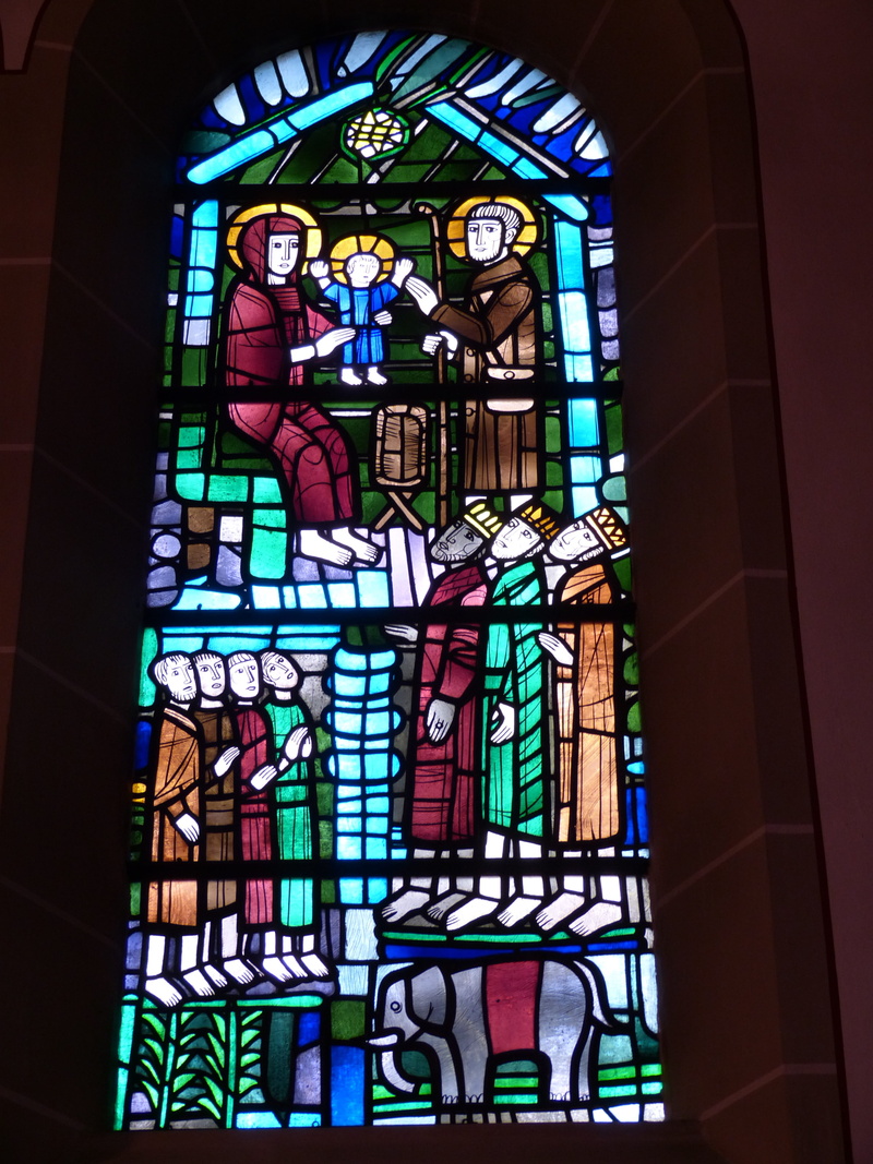 nativity scene, christian, building, christ child, worship, stained glass window, multi colored, stained glass, representation, glass, built structure