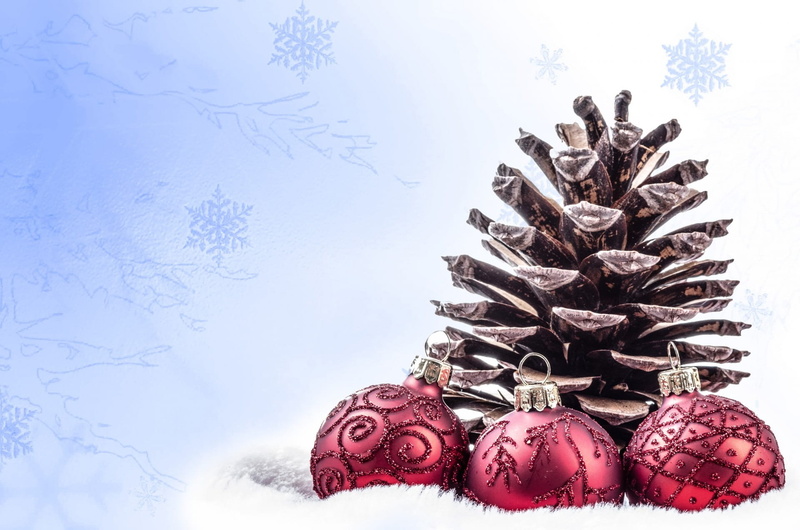 red, xmas, cone, christmas baubles, 1080P, christmas tree, christmas card, gray, close-up, celebration, traditional, cold temperature, holy night, sparkle