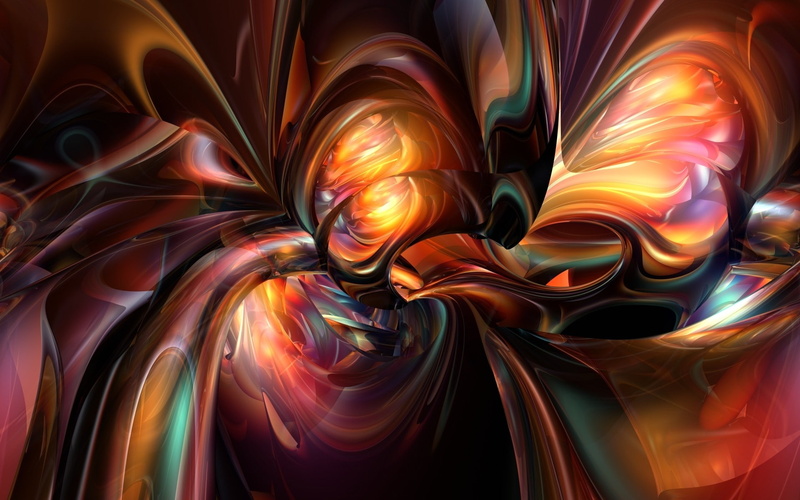abstract, 1080P, colorful, digital art, CGI, fractal