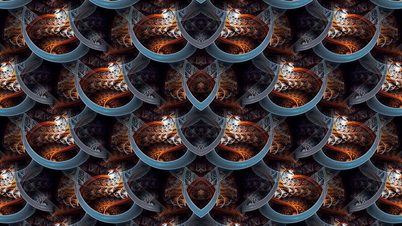 pattern, abstract, digital art, symmetry, 1080P, fractal