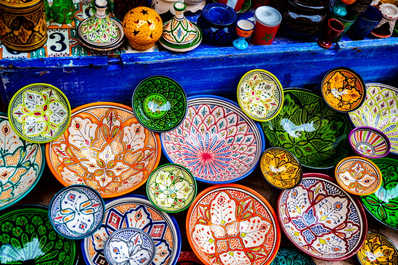 pot, building, porcelain, art and craft, tower, art, saucer, crockery, platter, 8K, ceramics, dish, meal, floral pattern, mosaic, clock tower, ornate